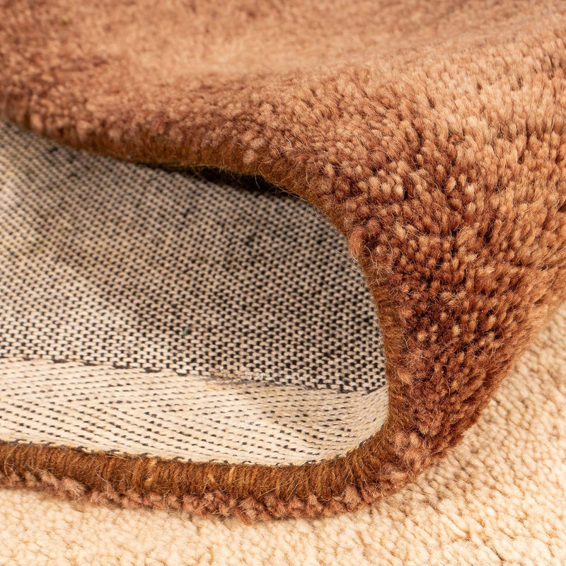 Wollen tapijt - 196 x 139 cm - bruin