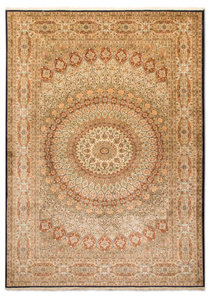 Zijden tapijt - Kashmir Silk - 287 x 197 cm - veelkleurig
