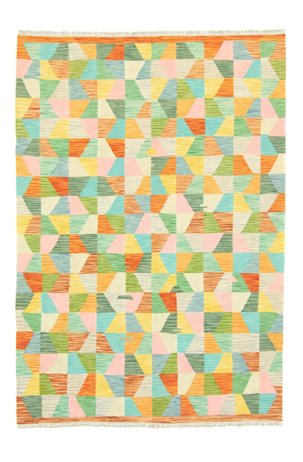 Kelim tapijt - Oosters - 250 x 177 cm - gekleurd