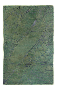 Wollen tapijt - 247 x 147 cm - groen