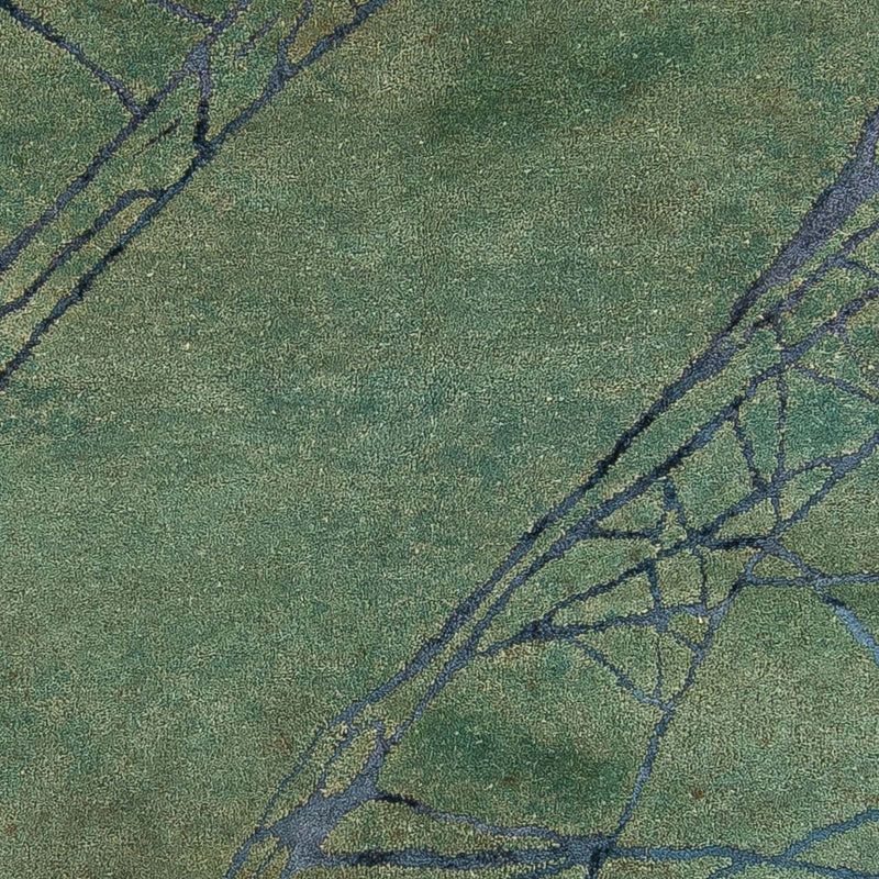 Wollen tapijt - 247 x 147 cm - groen