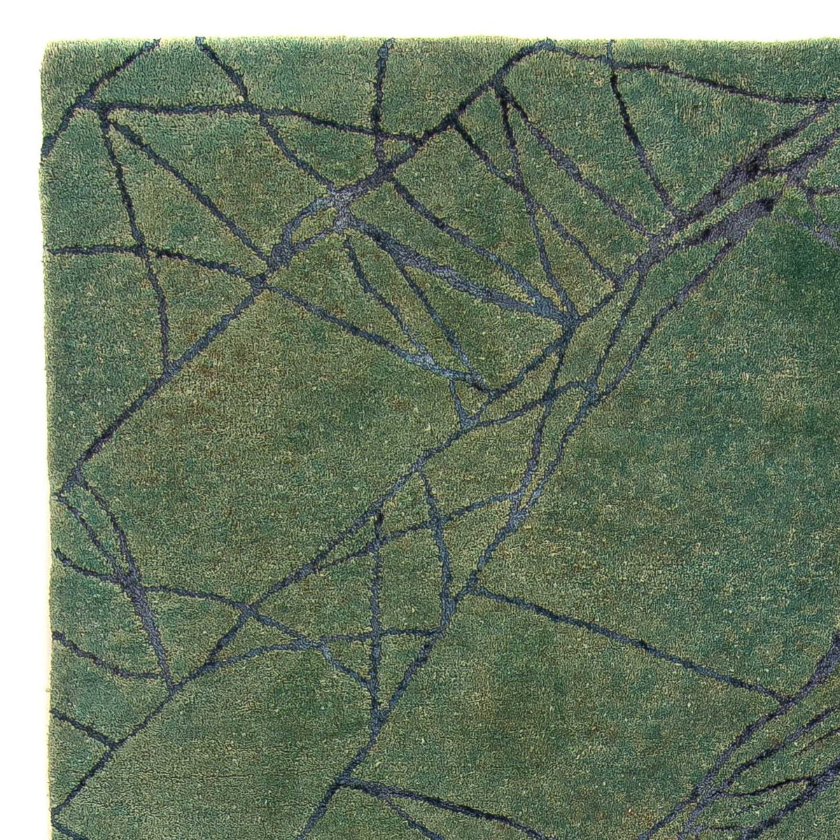 Wollen tapijt - 247 x 147 cm - groen