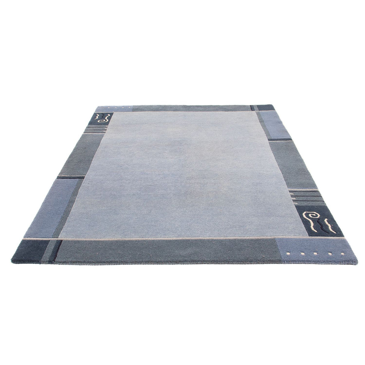 Nepal tapijt - 240 x 170 cm - lichtblauw