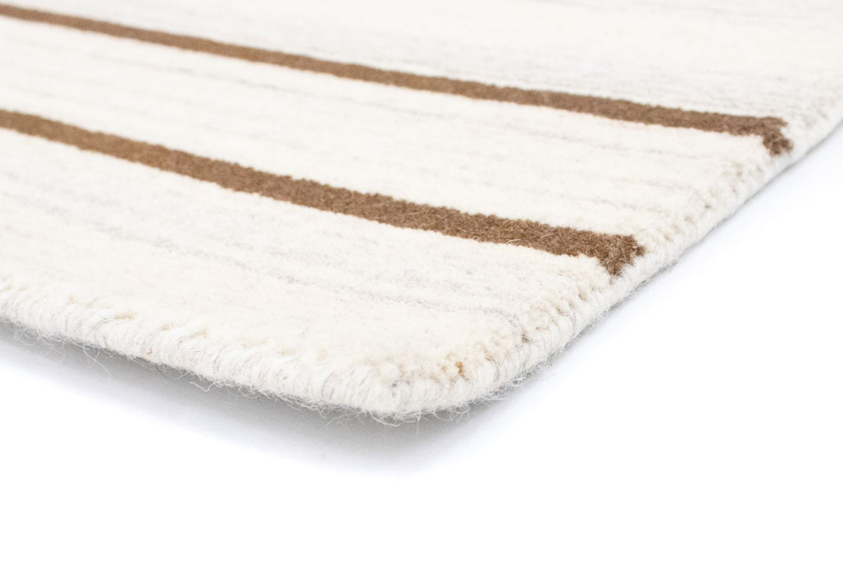 Wollen tapijt - 178 x 121 cm - beige