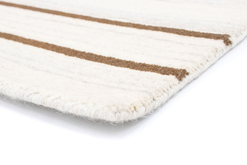 Wollen tapijt - 178 x 121 cm - beige