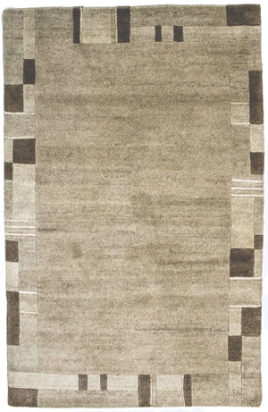 Nepal tapijt - 181 x 121 cm - veelkleurig