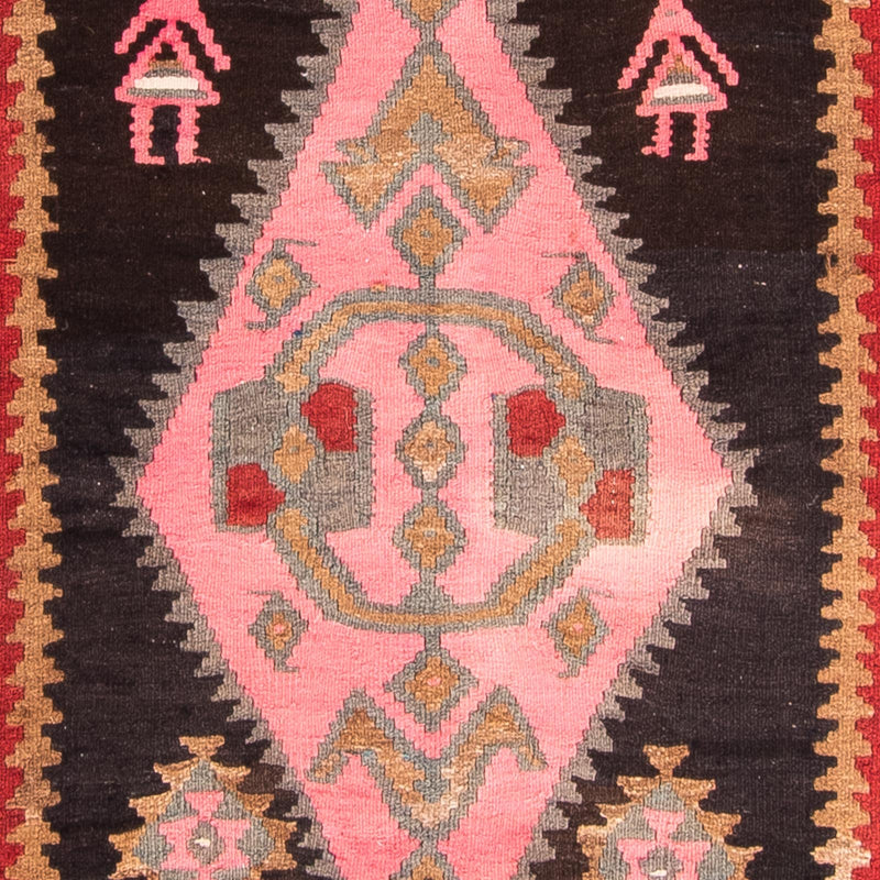 Loper Kelim tapijt - Oud - 360 x 145 cm - veelkleurig