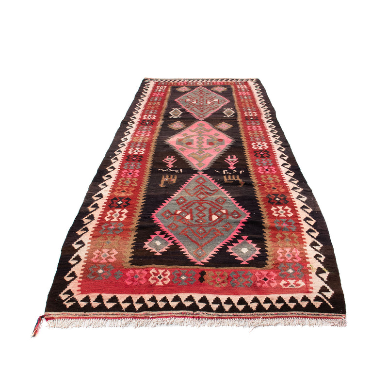 Loper Kelim tapijt - Oud - 360 x 145 cm - veelkleurig