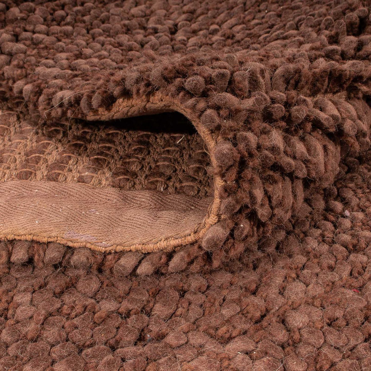 Hoogpolig tapijt - 230 x 150 cm - bruin