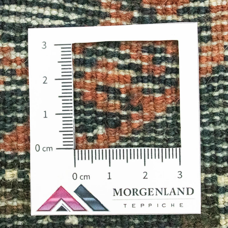 Afghaans tapijt vierkant  - 66 x 64 cm - blauw