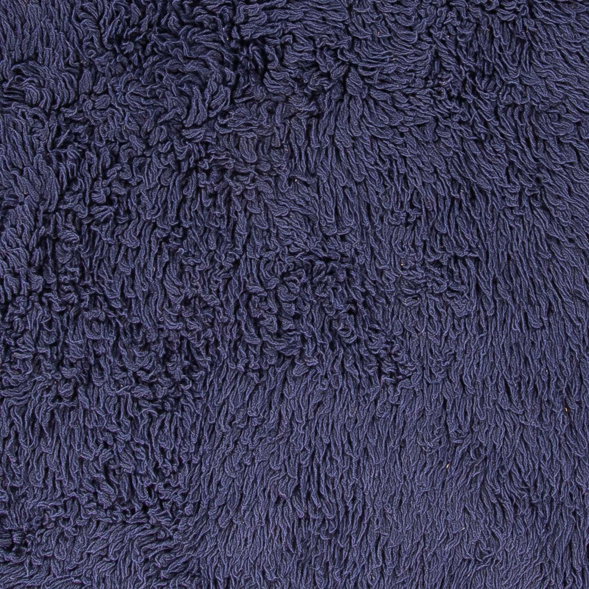 Hoogpolig tapijt rond  - 260 x 260 cm - donkerblauw