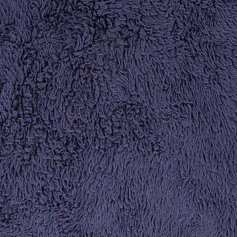 Hoogpolig tapijt rond  - 260 x 260 cm - donkerblauw