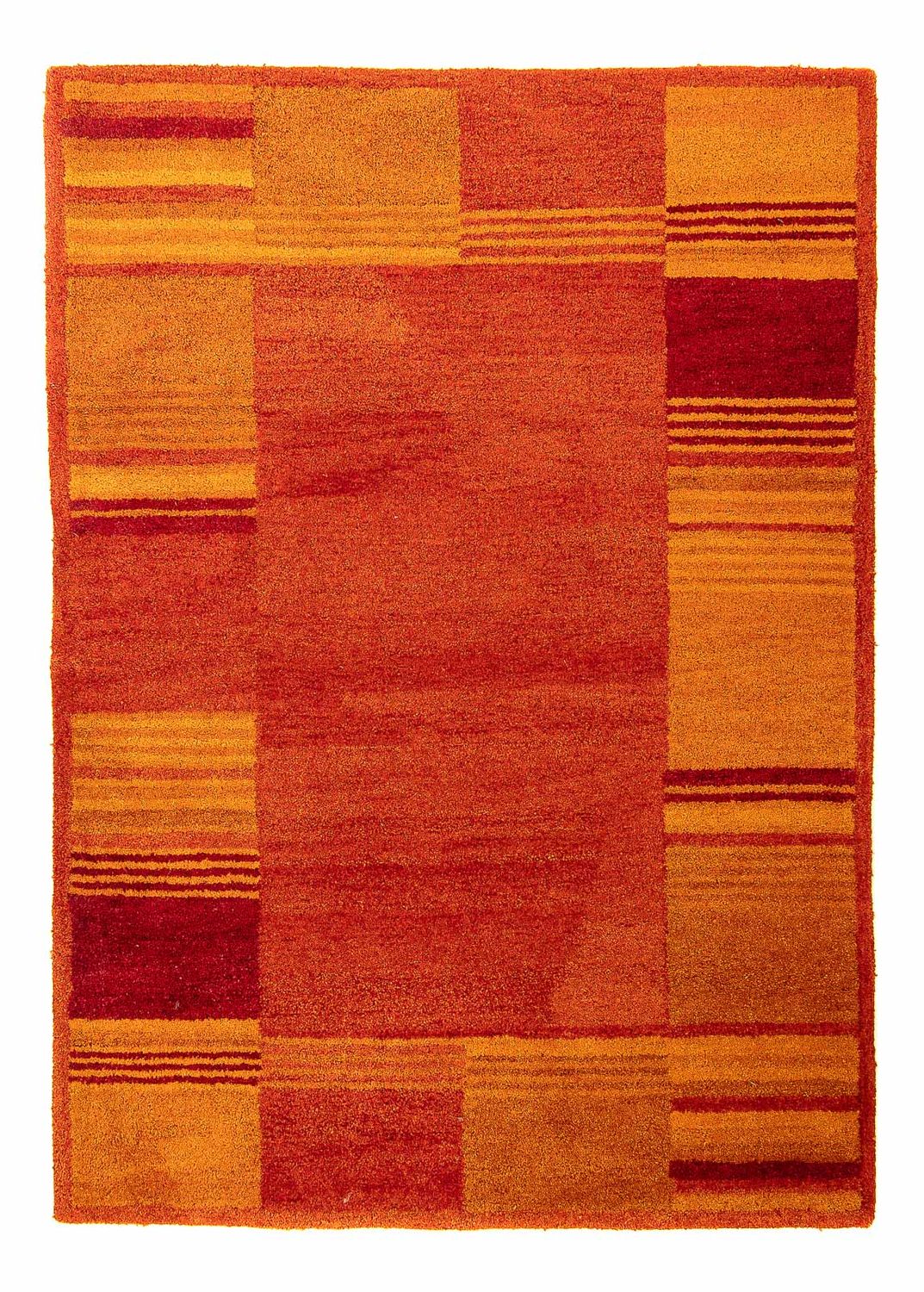 Wollen tapijt - 195 x 140 cm - roest