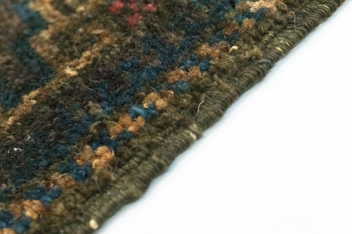 Afghaans tapijt - 47 x 25 cm - blauw