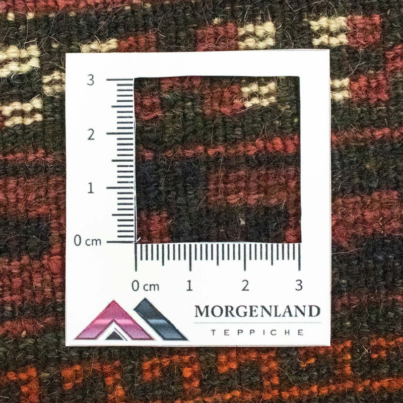 Afghaans tapijt - 64 x 47 cm - veelkleurig