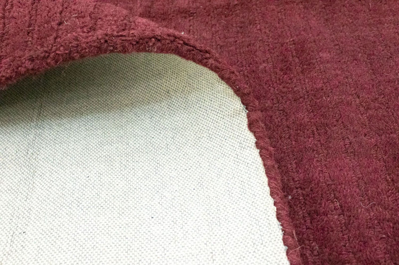 Wollen tapijt - 296 x 239 cm - bordeauxrood