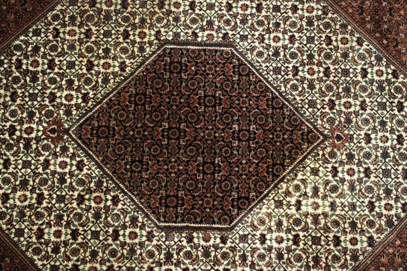 Perzisch tapijt - Bijar - 354 x 306 cm - bruin