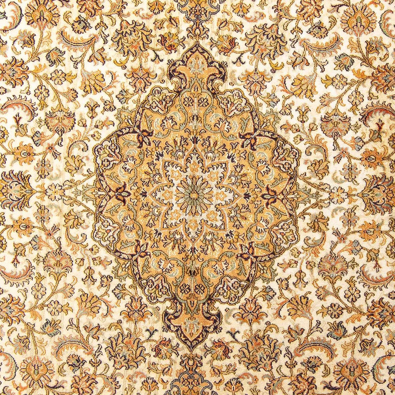 Zijden tapijt - Kashmir Silk - 302 x 215 cm - beige