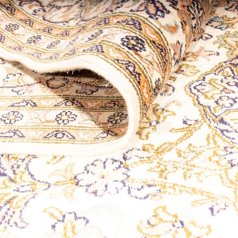 Zijden tapijt - Kashmir Silk - 302 x 215 cm - beige