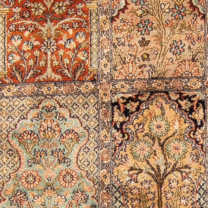 Loper Zijden tapijt - Kashmir Silk - 310 x 94 cm - veelkleurig