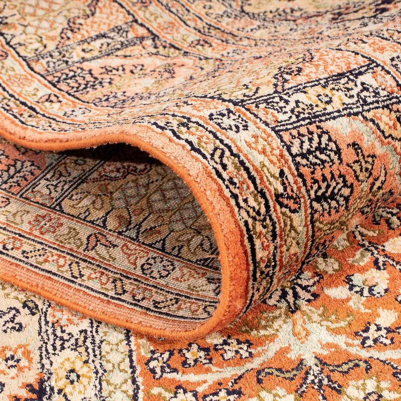 Loper Zijden tapijt - Kashmir Silk - 310 x 94 cm - veelkleurig
