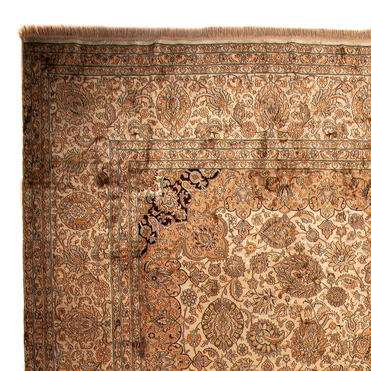 Kasjmir zijde Tapijt 307x410cm - Oosters Tapijt