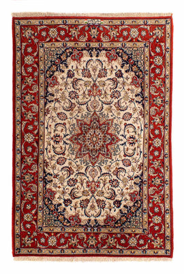 Perzisch tapijt - Isfahan - Premium - 166 x 110 cm - beige