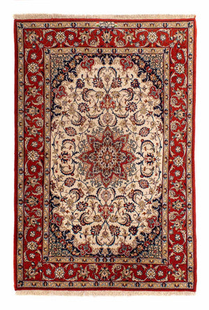 Perzisch tapijt - Isfahan - Premium - 166 x 110 cm - beige