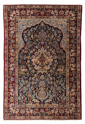 Perzisch tapijt - Isfahan - Premium - 173 x 117 cm - donkerblauw