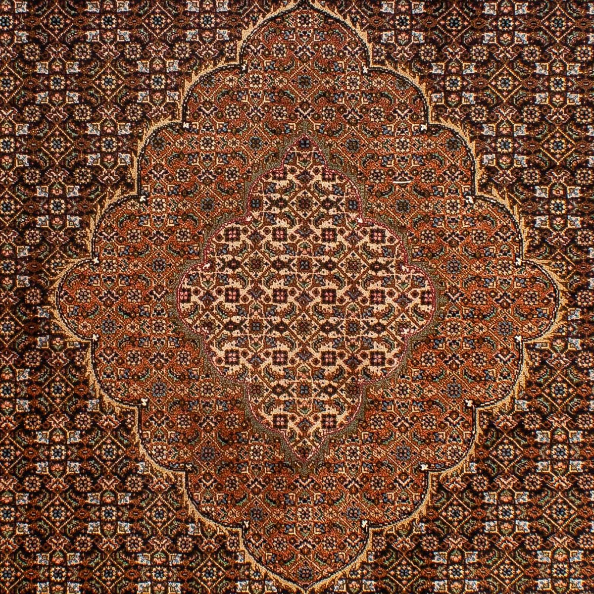 Perzisch tapijt - Tabriz - Royal - 202 x 150 cm - bruin