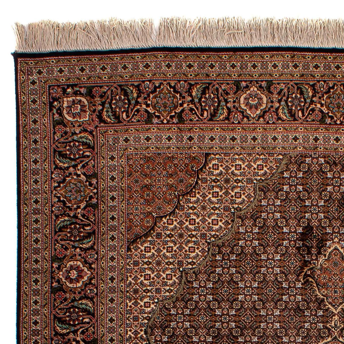 Perzisch tapijt - Tabriz - Royal - 202 x 150 cm - bruin