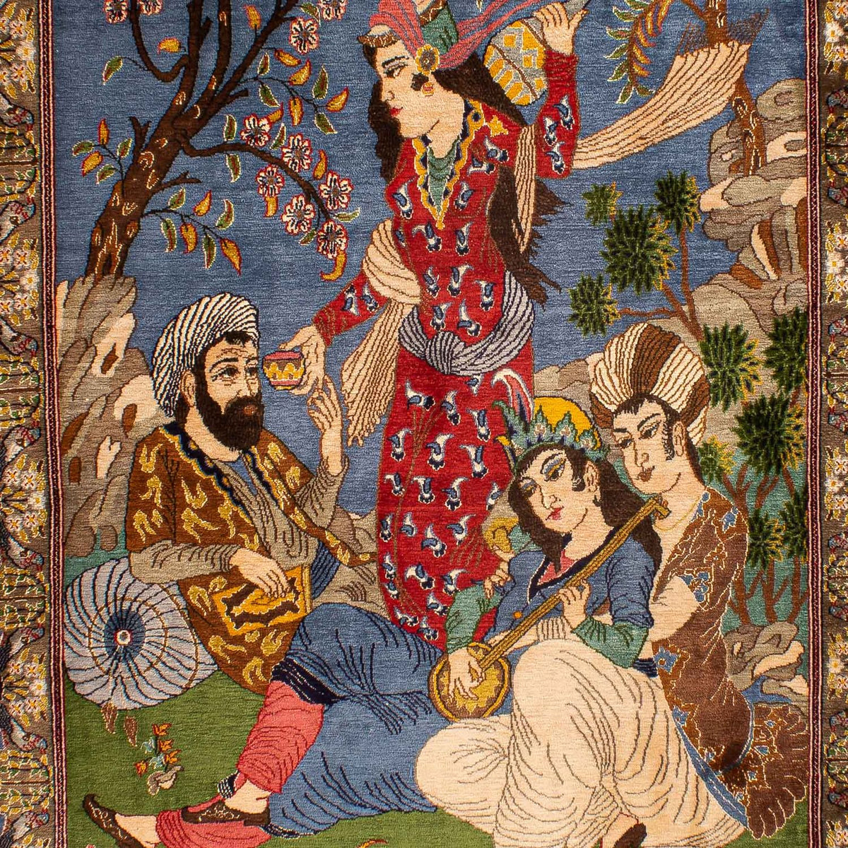 Perzisch tapijt - Tabriz - Royal - 198 x 117 cm - veelkleurig