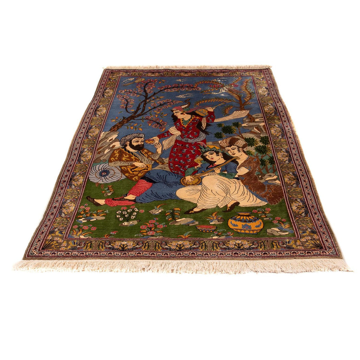 Perzisch tapijt - Tabriz - Royal - 198 x 117 cm - veelkleurig