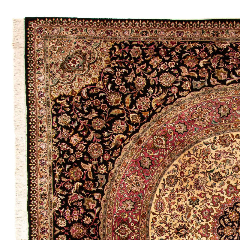 Perzisch tapijt - Tabriz - Royal vierkant  - 300 x 294 cm - donkerblauw
