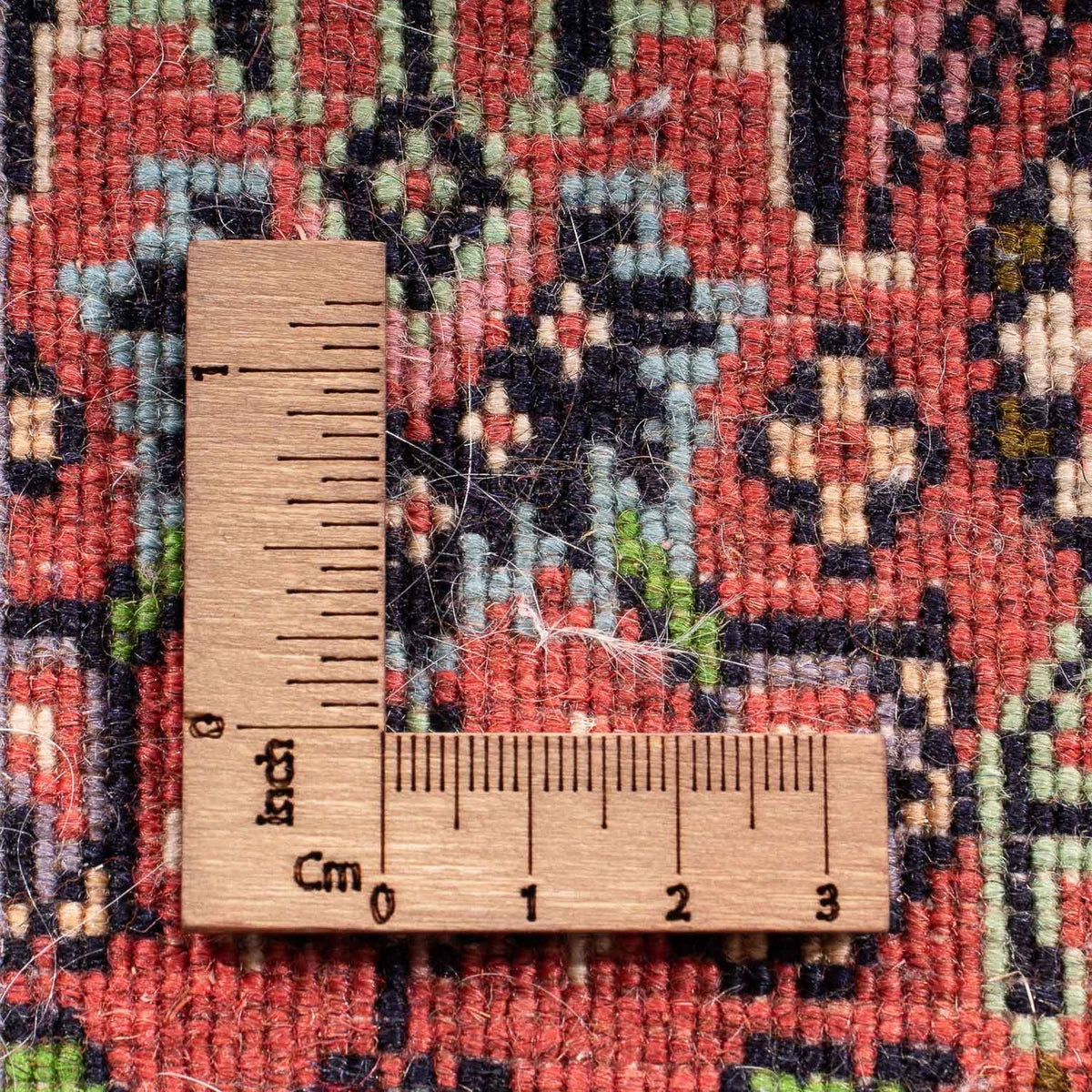 Perzisch tapijt - Bijar - 60 x 40 cm - licht rood