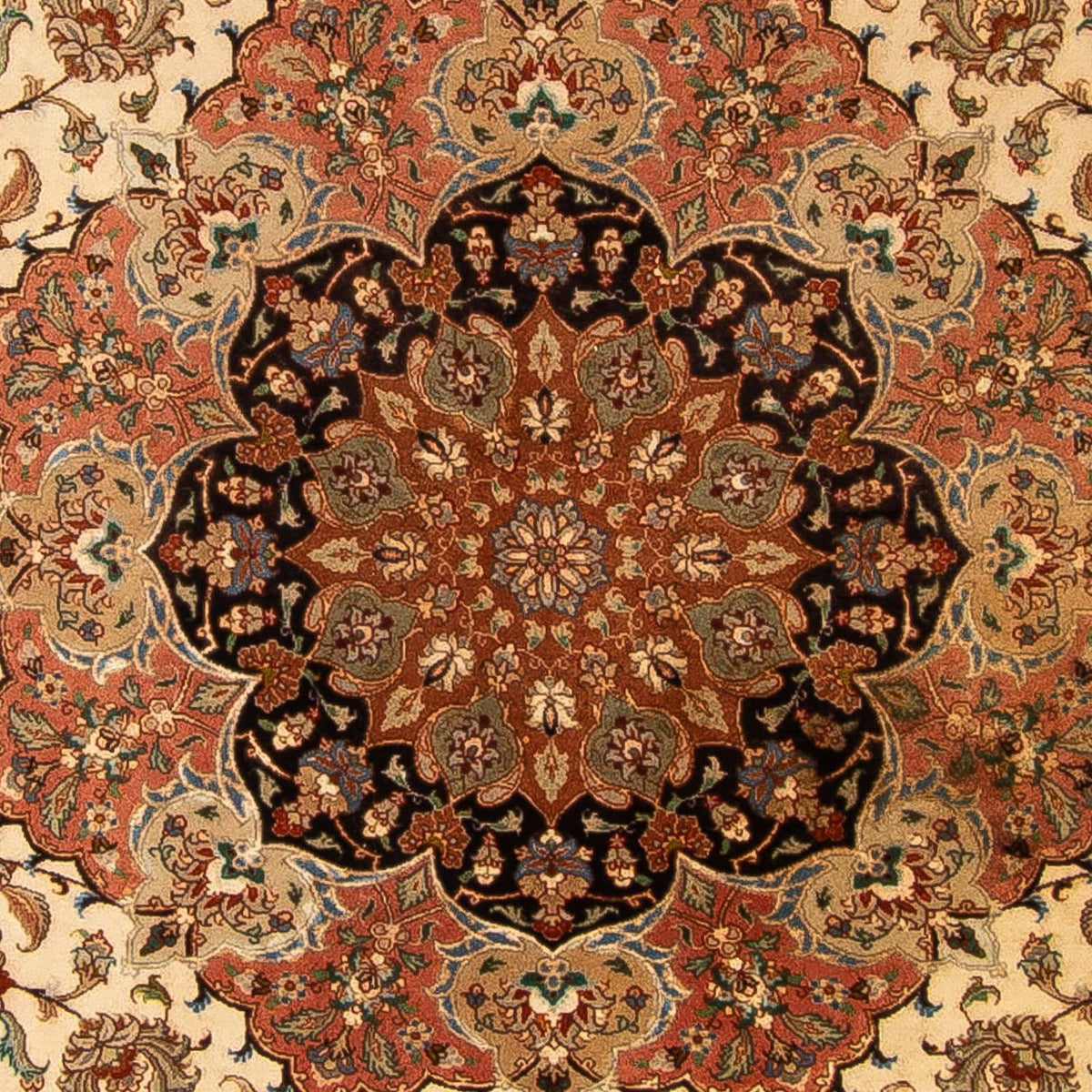Perzisch tapijt - Tabriz - Royal - 300 x 246 cm - beige
