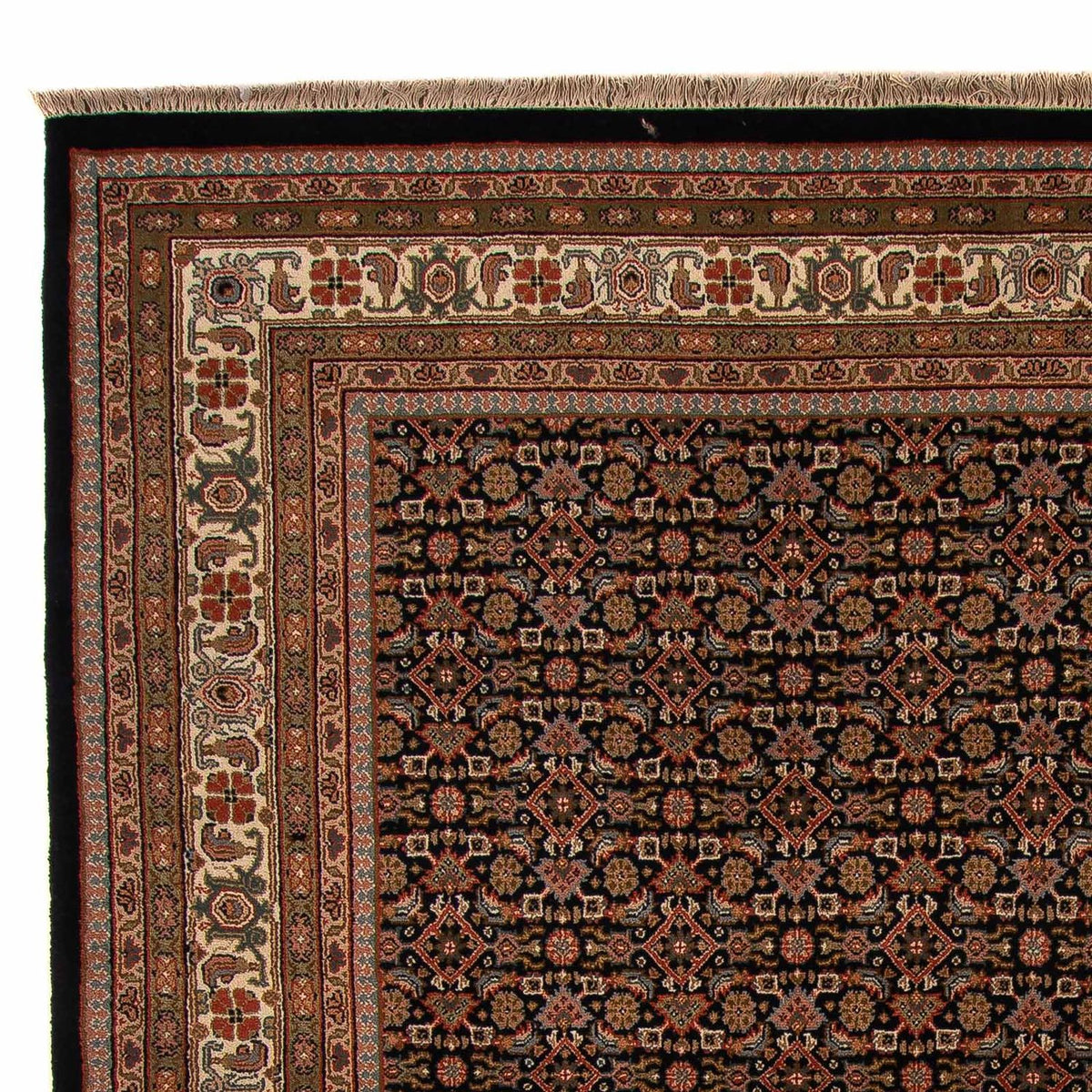 Oosters tapijt - Bijar - Indus - 306 x 254 cm - donkerblauw