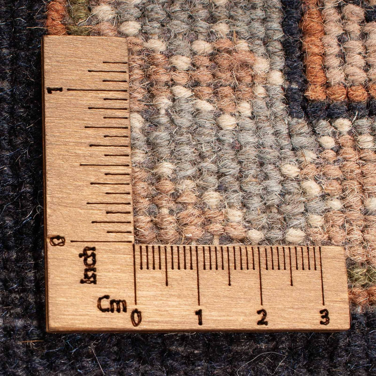 Oosters tapijt - Bijar - Indus - 306 x 254 cm - donkerblauw