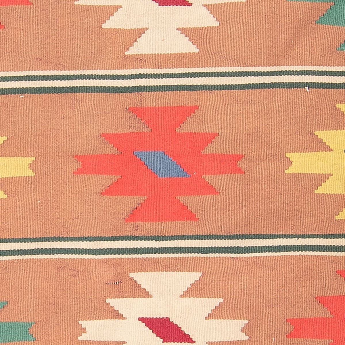 Kelim tapijt - Trendy - 215 x 135 cm - lichtbruin