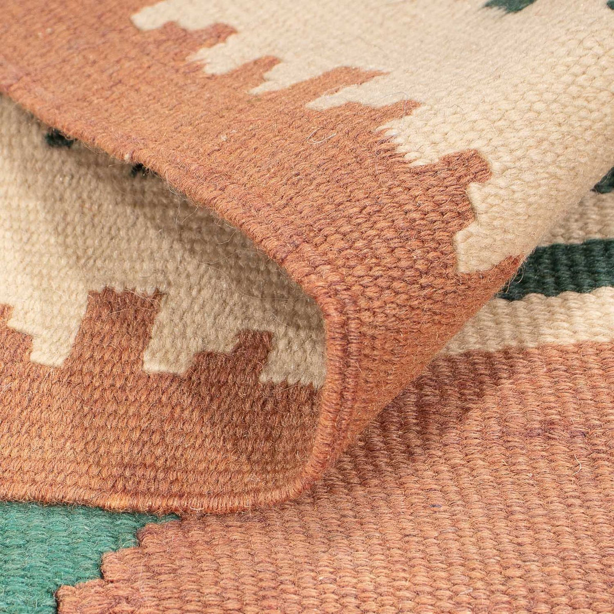 Kelim tapijt - Trendy - 215 x 135 cm - lichtbruin