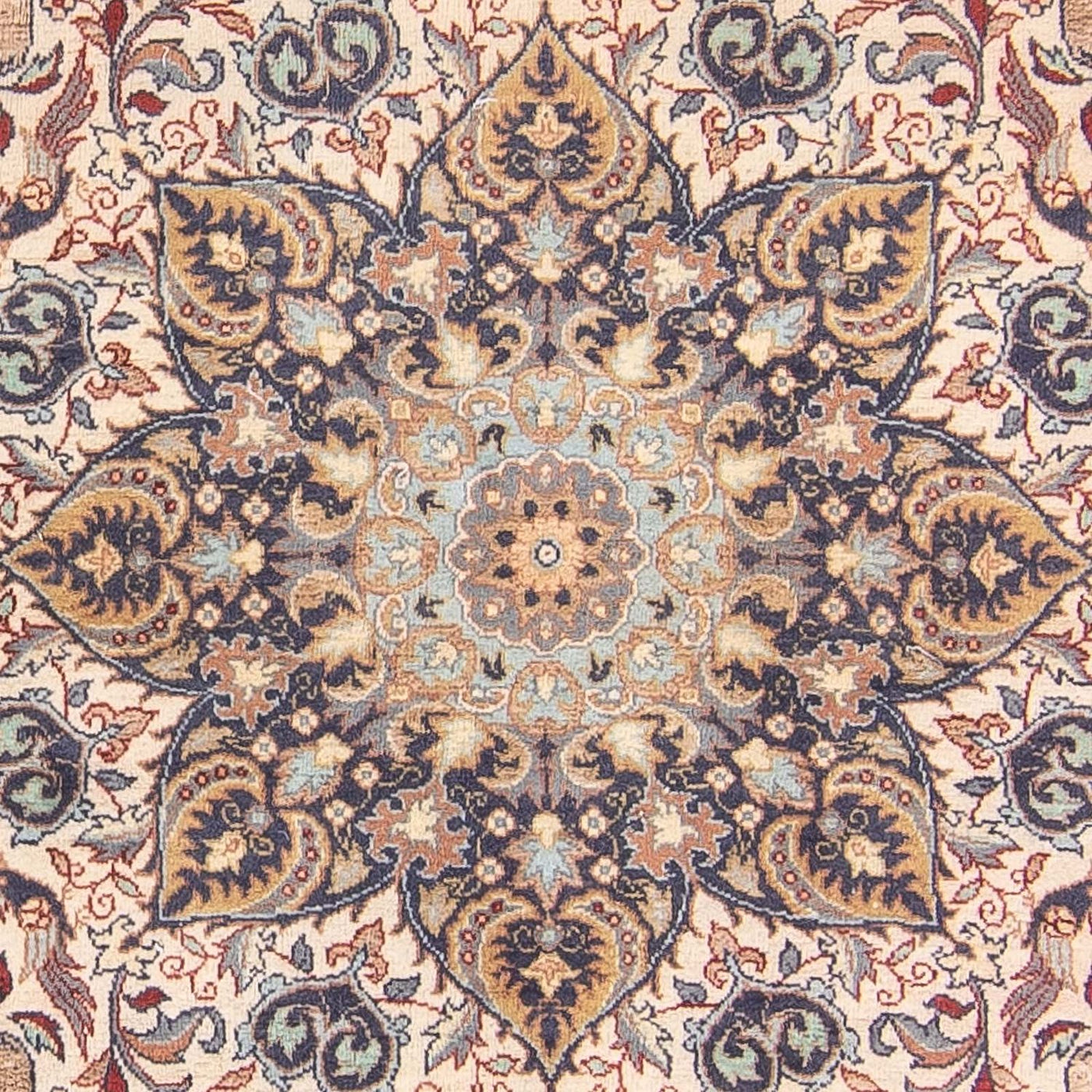 Indo Sarouk Tapijt 223x140cm - Oosters Tapijt