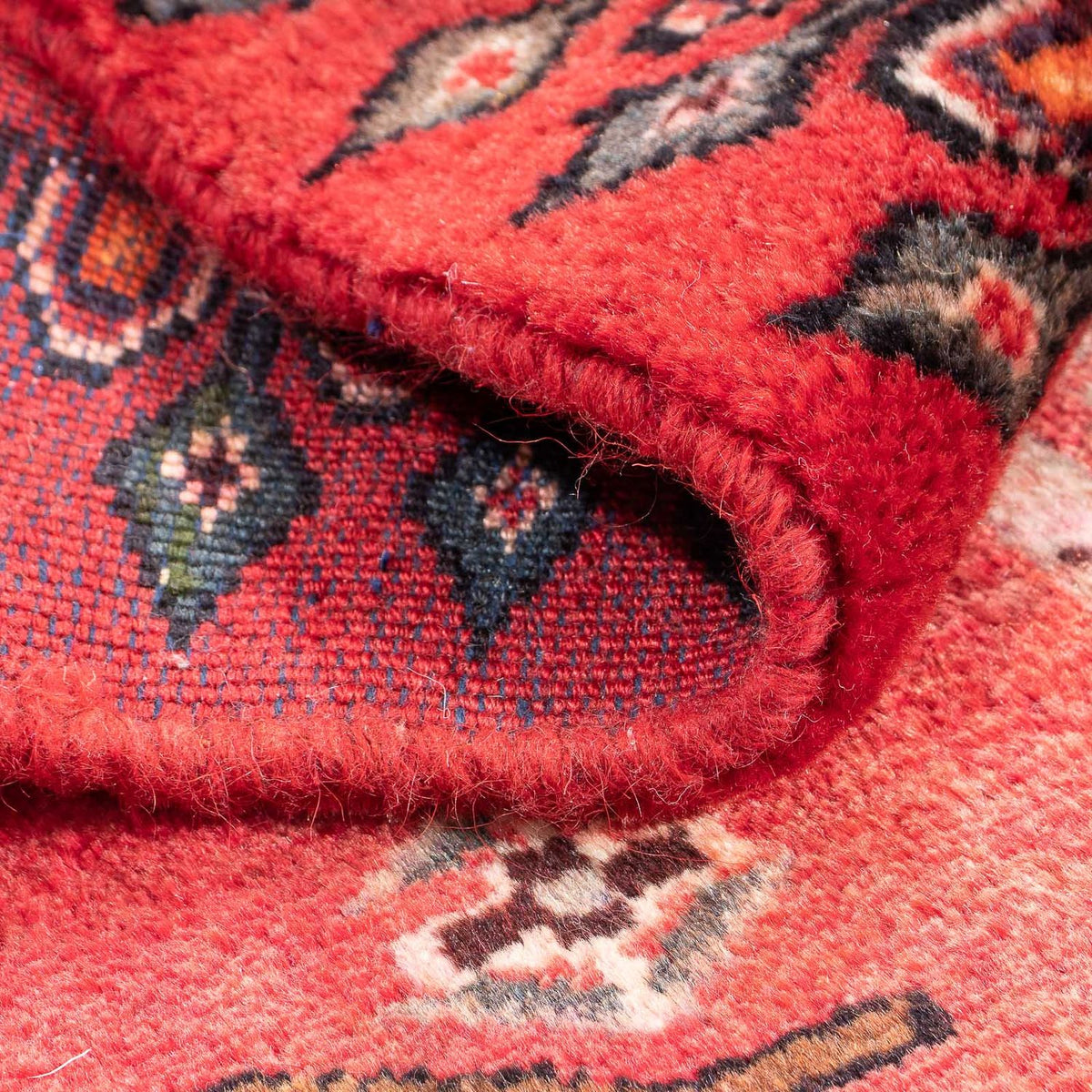 Perzisch Tapijt - Nomadisch vierkant  - 98 x 95 cm - donkerrood