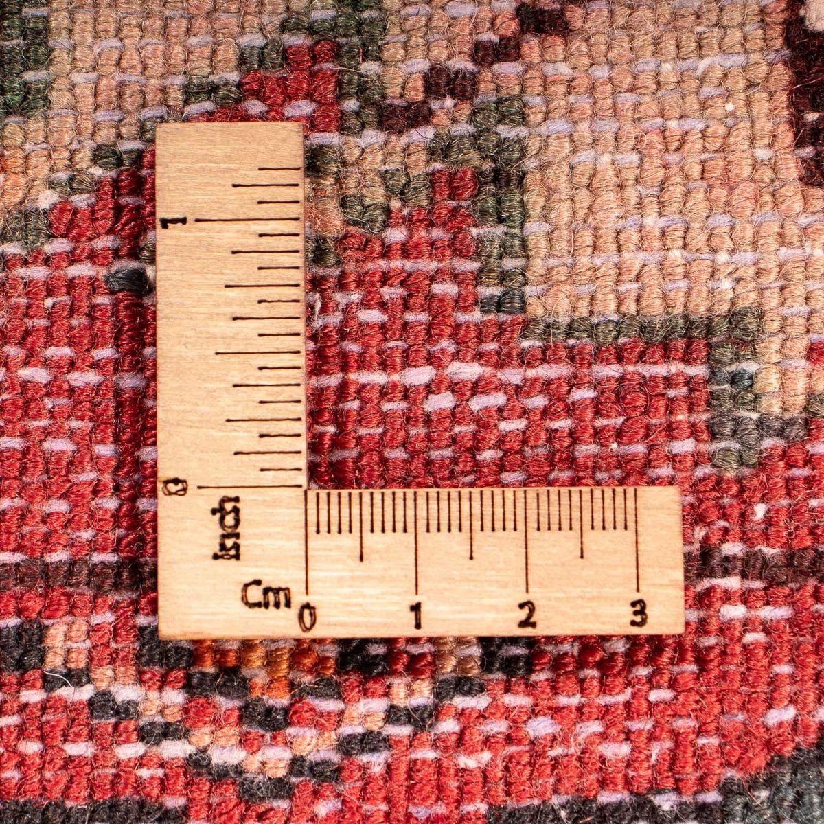 Perzisch Tapijt - Nomadisch vierkant  - 98 x 95 cm - donkerrood