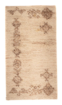 Berber tapijt - 100 x 52 cm - beige