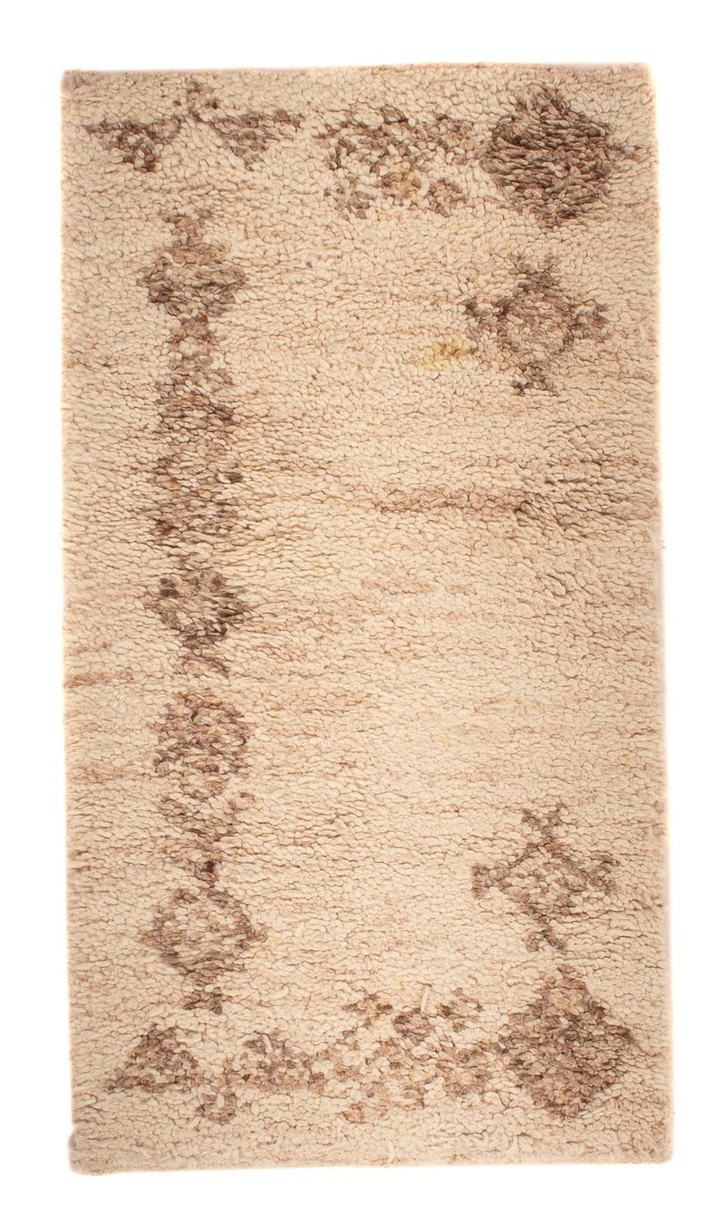 Berber tapijt - 100 x 52 cm - beige