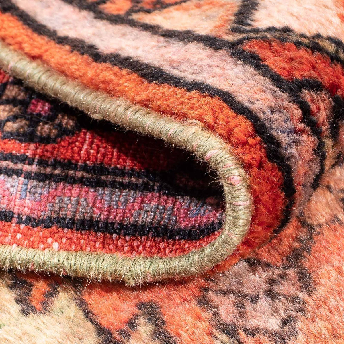 Perzisch Tapijt - Nomadisch vierkant  - 114 x 96 cm - veelkleurig