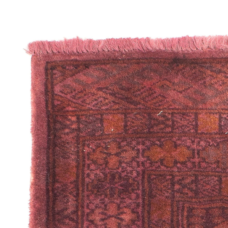 Turkaman tapijt - 95 x 66 cm - licht rood