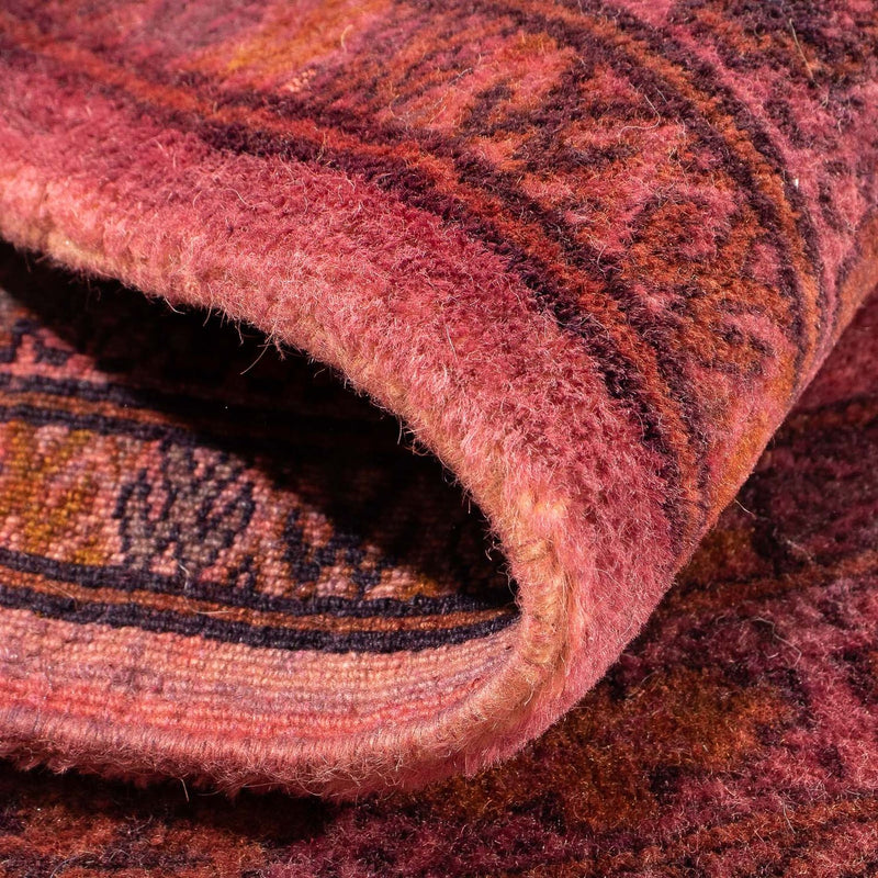 Turkaman tapijt - 95 x 66 cm - licht rood