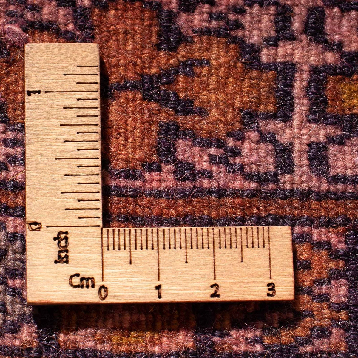 Turkaman tapijt - 95 x 66 cm - licht rood