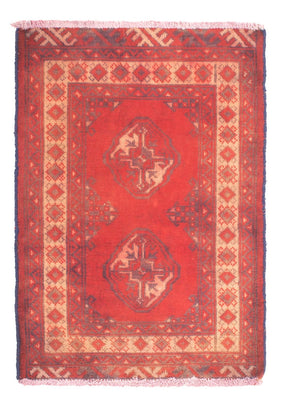 Turkaman tapijt - 85 x 67 cm - rood